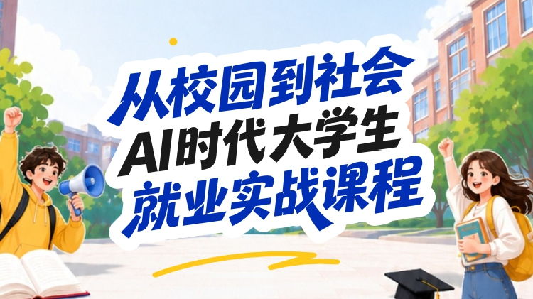从校园到社会 AI时代大学生就业实战课程系列